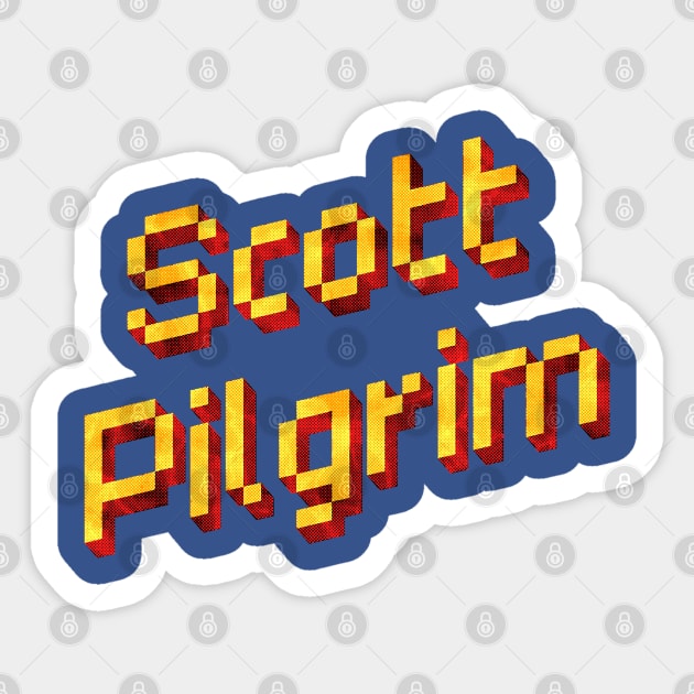 Scott Pilgrim Sticker by Helgar